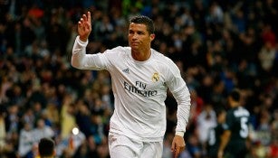 CR7, celebrando un gol contra el Sevilla