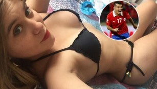 La hermana de Gary Medel, Vania, posa muy sensual