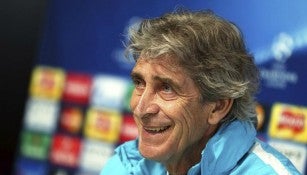 Manuel Pellegrini en conferencia de prensa previa a los Cuartos de Final de la Champions League