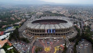 Vista panorámica del Estadio Azteca