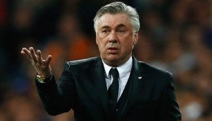 Ancelotti reclama durante un partido