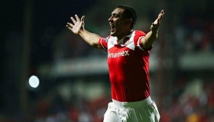 Paulo Da Silva festeja con Toluca