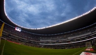 Panorámica de la cancha del Estadio Azteca