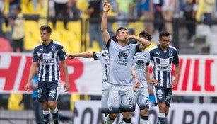 Chepe Guerrero festejando su gol frente a Monterrey en temporada regular