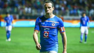 Torrado, durante un partido de Cruz Azul