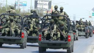 Militares en operativo en Tamaulipas