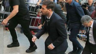 Messi arriba al tribunal para juicio por evasión fiscal