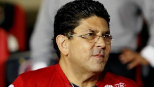 Fidel Kuri en un partido del Veracruz