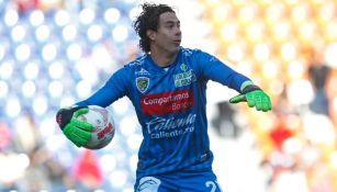 Oscar Jimenez, durante un partido con Jaguares de Chiapas en el C2016