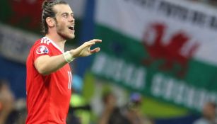 Gareth Bale, durante un juego de Gales en la Euro