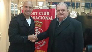 Nahuelpán es presentado con el Inter de Porto Alegre