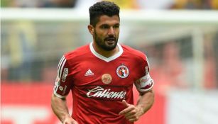 Gandolfi, durante un partido con Xolos