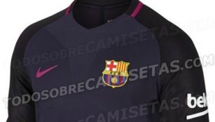 Así luciría la camiseta de visitante del Barcelona