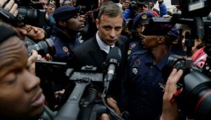 Pistorius, entrevistado por los medios 