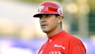 Víctor Bojórquez en un juego de Diablos Rojos