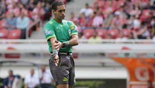 Roberto García Orozco en partido en el Estadio Chivas