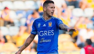 Ismael, en un cotejo de preparación con Tigres