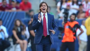 Matías Almeyda durante el partido de la Supercopa MX