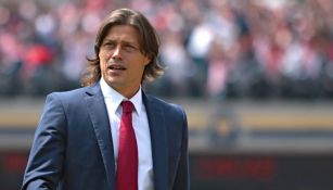 Almeyda durante el partido frente a Pumas de la Jornada 1