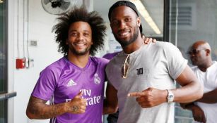 Drogba y Marcelo en las instalaciones del Montreal Impact