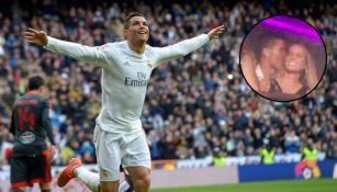 Cristiano Ronaldo festeja una tanto con el Real Madrid