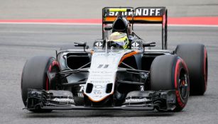 Checo Pérez disputa el GP de Alemania