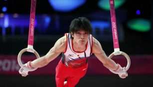 Kohei Uchimura durante los JO de Londres 2012