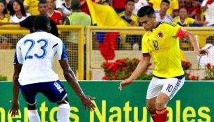 Teófilo Gutiérrez durante un partido con Colombia