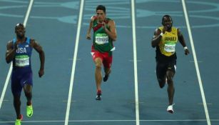 Herrera corre en la Semifinal de los 200 metros planos