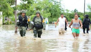 El ejército en las calles de Guerrero