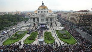 El Palacio de Bellas Artes en el homenaje a Juan Gabriel