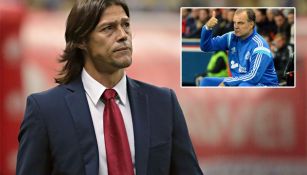 Matías Almeyda, en un duelo de Chivas