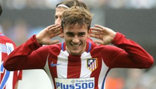 Antoine Griezmann celebra gol frente al Celta de Vigo