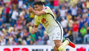 Romero celebra su gol frente a Cruz Azul