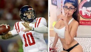 Mia Khalifa en polémica con Chad Kelly