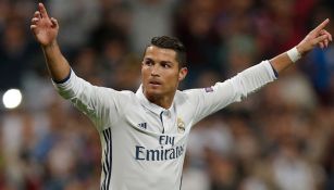 Cristiano celebra gol frente al Sporting en la J1 de la Champions League