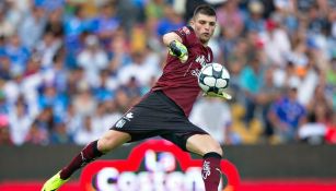 Volpi, durante un partido con Gallos