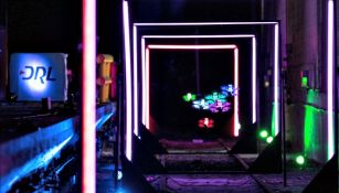 Una carrera de Drone Racing League 