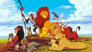 Escena de la película animada de El Rey León