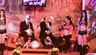 Atlantis y Último Guerrero en la conferencia de prensa