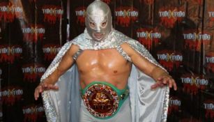 Hijo del Santo en un evento de 'Todo por el todo'