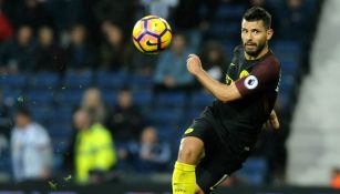 Sergio Agüero anotó doblete en el partido contra el West Brom