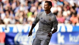 CR7 celebra un gol frente al Alavés