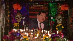 Antonio Peña, 'presente' en la ofrenda de Triple A