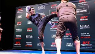 'Goyito' Perez durante los entrenamientos previo al UFC Night Fight CdMX