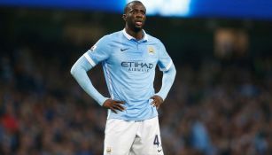 Yaya Touré, en un partido con el Manchester City