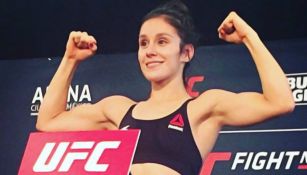 Alexa Grasso durante el pesaje de UFC Fight Night