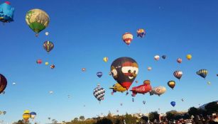 El Festival Internacional del Globo se realiza en León, Guanajuato