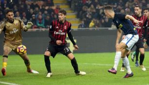 Perisic anota el tanto del empate frente al Milan