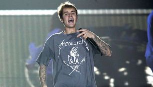 Justin Bieber, durante un concierto en Italia